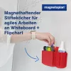 magnetoplan magnetoTray big 1227706 raudonas rašiklių laikiklis