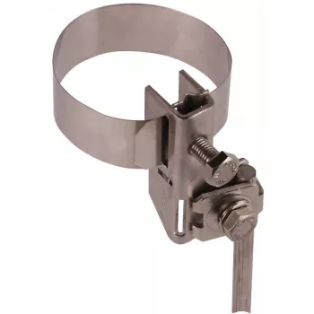 DEHN 540100 antenos tvirtinimo juosta stiebui ir vamzdžiui, nerūdijantis plienas, 27-165 mm