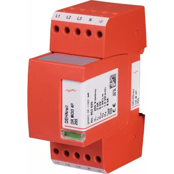 DEHNrail DR M 4P 255 2 tipo viršįtampių ribotuvas, 4 poliai, 255V, 953400