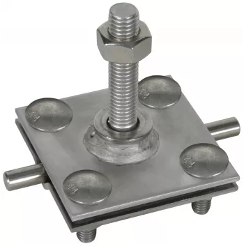 DEHN V4A jungiamoji spaustukė apvaliems 7-10 mm / plokštiems 30-40 mm laidininkams 478149