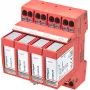 DEHN DEHNguard MP TNS 275 FM 2 tipo viršįtampių ribotuvas, 4 poliai, 275V, 40kA, DIN bėgiui 942405