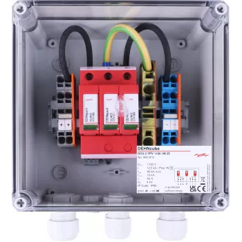 DEHN DCU 2 YPV 1100 1M 2S DC kombinuojamasis įrenginys PV sistemoms, 1100 V DC, 1 MPPT, 2 eilutės, IP65 900913