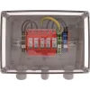 DEHN DCU 2 YPV 1100 2M 1S 2 tipo viršįtampių apsaugos įtaisas fotovoltinėms sistemoms, 2 MPPT, 1 stringas vienam MPPT, 1100 V DC, IP65 korpusas 900921