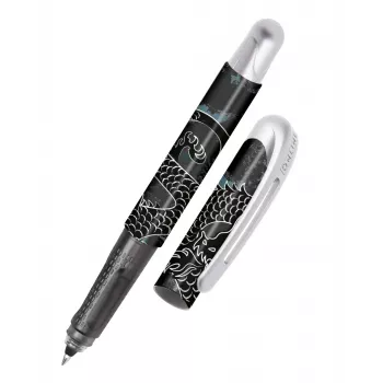 ONLINE Schreibergeräte College Rollerball Pen Black Dragon 0,7 mm mėlynas rašalas 12664/3D