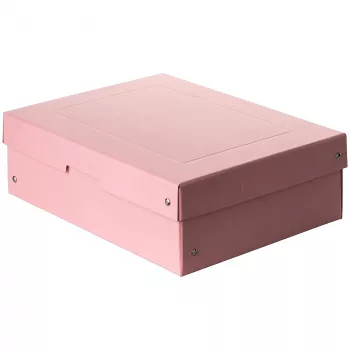 FALKEN PURE dokumentų saugojimo dėžė 1250 lapų pastelinės rožinės spalvos 24,0 x 32,0 x 10,0 cm 22001888000F