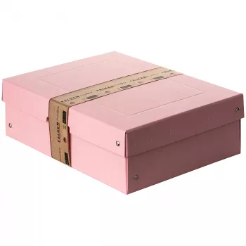 FALKEN PURE dokumentų saugojimo dėžė 1250 lapų pastelinės rožinės spalvos 24,0 x 32,0 x 10,0 cm 22001888000F