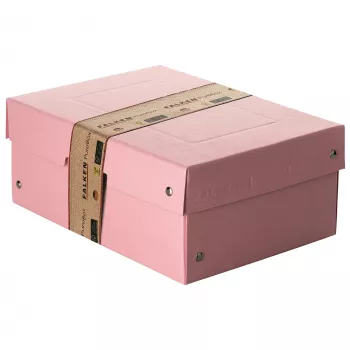 FALKEN PURE dokumentų saugojimo dėžė 1250 lapų pastelinės rožinės spalvos 18,0 x 25,0 x 10,0 cm, 1 vnt. 22001896000F
