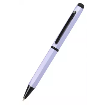 ONLINE Schreibgeräte Hexagon Stylus tušinukas su integruotu stiliumi, violetinės spalvos, mėlyni rašalai, 21033/3D