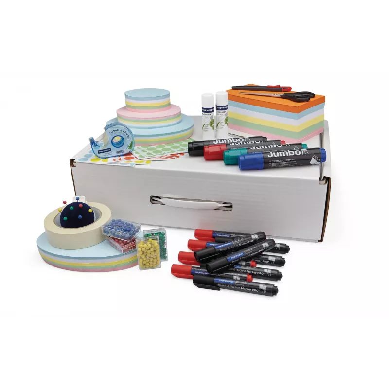 MAGNETOPLAN HOLTZ Trainer Basic Set, kartoninė dėžė su 2 800 dalių, identiškas moderavimo rinkiniui 11115 (11000)