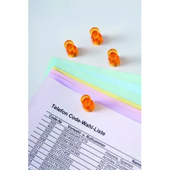 Magnetoplan magnetinis dokumentų laikiklis, mėlynas, 4 vnt., talpina iki 9 DIN A4 lapų 1666114