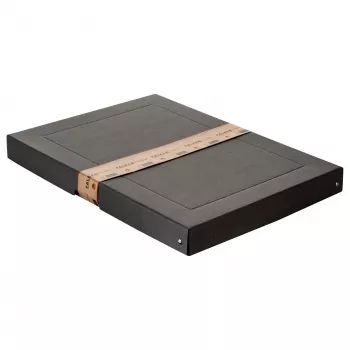 FALKEN PURE dokumentų saugojimo dėžė 500 lapų, juoda, 32,0 x 44,0 x 4,0 cm, 22001680000F