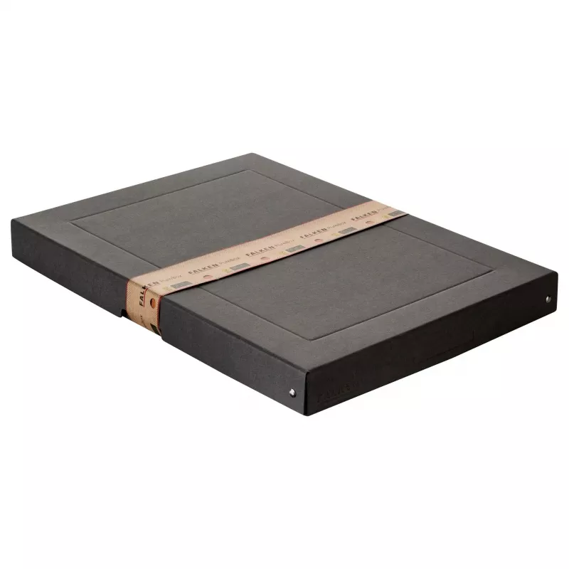 FALKEN PURE dokumentų saugojimo dėžė 500 lapų, juoda, 32,0 x 44,0 x 4,0 cm, 22001680000F