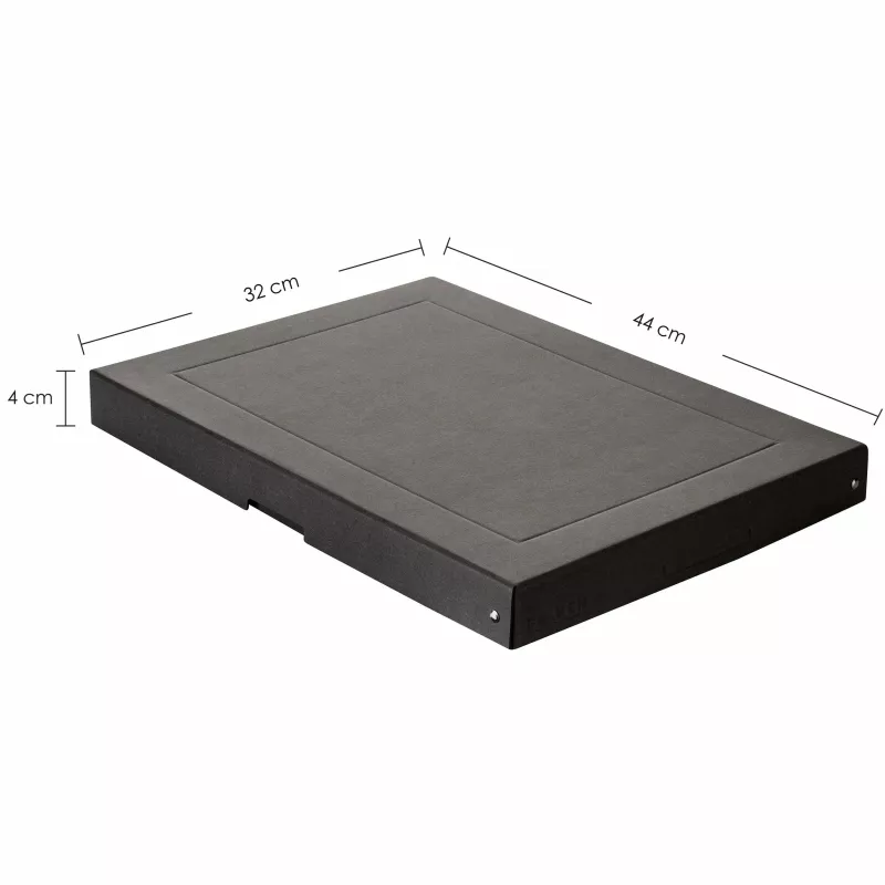 FALKEN PURE dokumentų saugojimo dėžė 500 lapų, juoda, 32,0 x 44,0 x 4,0 cm, 22001680000F