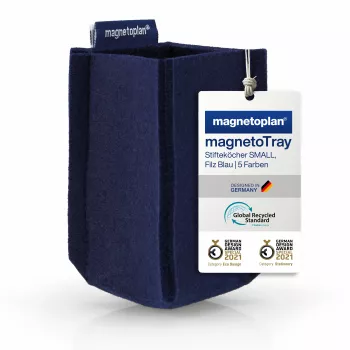 magnetoplan Stiftehalter magnetoTray small 1227614 mėlynas rašiklių laikiklis