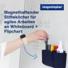 magnetoplan Stiftehalter magnetoTray small 1227614 mėlynas rašiklių laikiklis