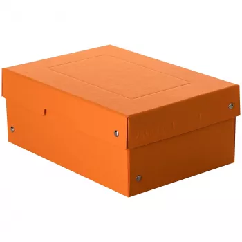 FALKEN PURE dokumentų laikymo dėžė 1250 lapų pastelinės oranžinės spalvos 18,0 x 25,0 x 10,0 cm, 1 vnt. (22001848000F)