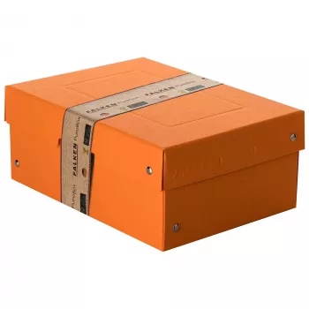 FALKEN PURE dokumentų laikymo dėžė 1250 lapų pastelinės oranžinės spalvos 18,0 x 25,0 x 10,0 cm, 1 vnt. (22001848000F)
