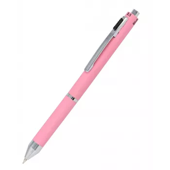 ONLINE 4 spalvų tušinukas Multipen Rose, raudona/mėlyna/juoda/pilka 32075/3D