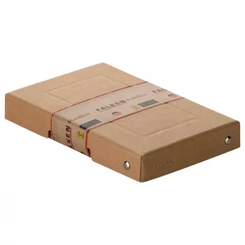 FALKEN PURE dokumentų dėžutė 310 lapų, natūraliai rudos spalvos, 12,0 x 18,5 x 2,5 cm, 1 vnt. 22001824000F