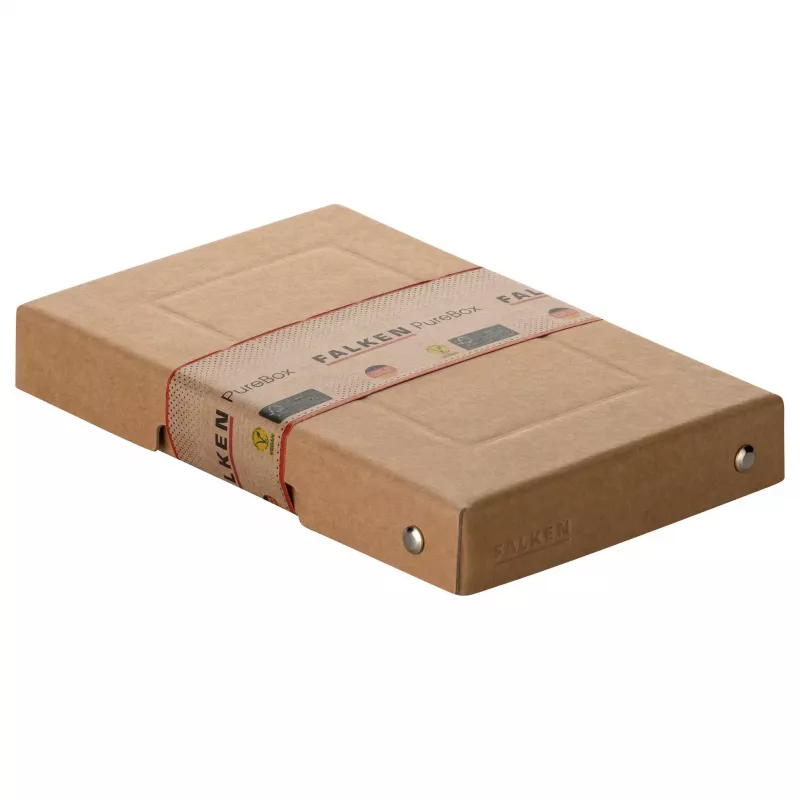 FALKEN PURE dokumentų dėžutė 310 lapų, natūraliai rudos spalvos, 12,0 x 18,5 x 2,5 cm, 1 vnt. 22001824000F