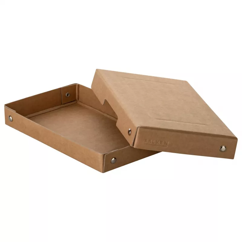 FALKEN PURE dokumentų dėžutė 310 lapų, natūraliai rudos spalvos, 12,0 x 18,5 x 2,5 cm, 1 vnt. 22001824000F