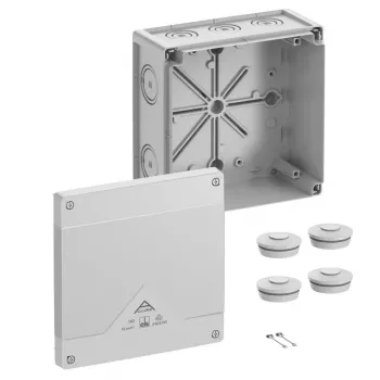 Spelsberg Abox Pro 160-L jungiamoji dėžutė, IP66/IP67/IP69, pilka, 160x160x91mm 41640001