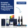 MAGNETOPLAN HOLTZ Whiteboard Essentials rinkinys mėlynas - trintukas ir magnetinė lentynėlė (1230914)