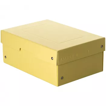 FALKEN PURE dokumentų dėžė 1250 lapų pastelinė geltona 18,0 x 25,0 x 10,0 cm, 1 vnt. 22001944000F