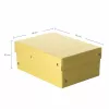 FALKEN PURE dokumentų dėžė 1250 lapų pastelinė geltona 18,0 x 25,0 x 10,0 cm, 1 vnt. 22001944000F