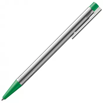 LAMY Logo tušinukas, matinis žalias lakas, nerūdijančio plieno korpusas, M16 mėlynas šerdies įdėklas 1228040