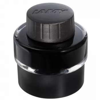 LAMY T51 rašalinis flakonas, juodas, 30 ml su integruotu rašalo surinkimo baseinu ir stovu 1208925