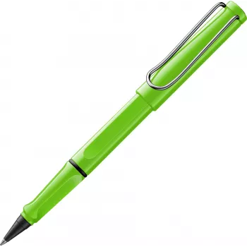 LAMY safari tušinukas su voleliu, žalias blizgus, su ergonomiška rankena ir metaliniu segtuku 1240192