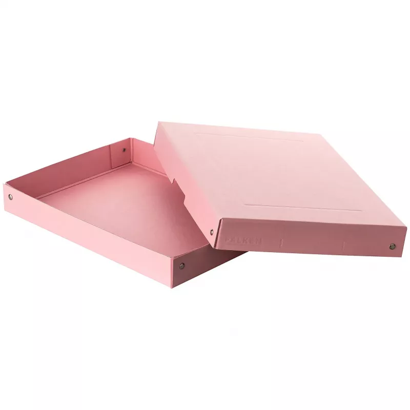 FALKEN PURE dokumentų dėžė A4 500 lapų pastelinės rožinės spalvos 24 x 32 x 4 cm 22001880000F