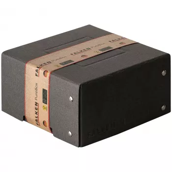 FALKEN PURE 150x150mm dokumentų dėžutė 1050 lapų juoda 16,0 x 16,0 x 8,5 cm, 1 vnt. (22001744000F)