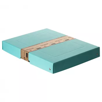 FALKEN PURE dokumentų saugojimo dėžė 500 lapų pastelinė mėlyna 24,0 x 32,0 x 4,0 cm, 1 vnt. (22001856000F)