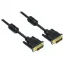 Good Connections DVI-D Dual Link kabelis 24+1 vyriškas-vyriškas, auksuoti kontaktai, feritinis filtras, juodas, 1,8 m (4310-DG2)