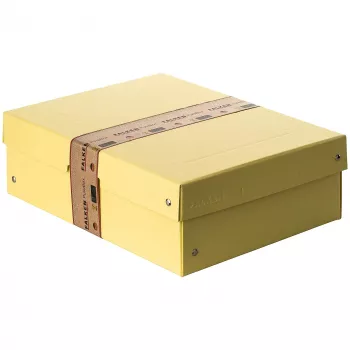 FALKEN PURE dokumentų saugojimo dėžė 1250 lapų pastelinė geltona 24,0 x 32,0 x 10,0 cm, 1 vnt. 22001936000F