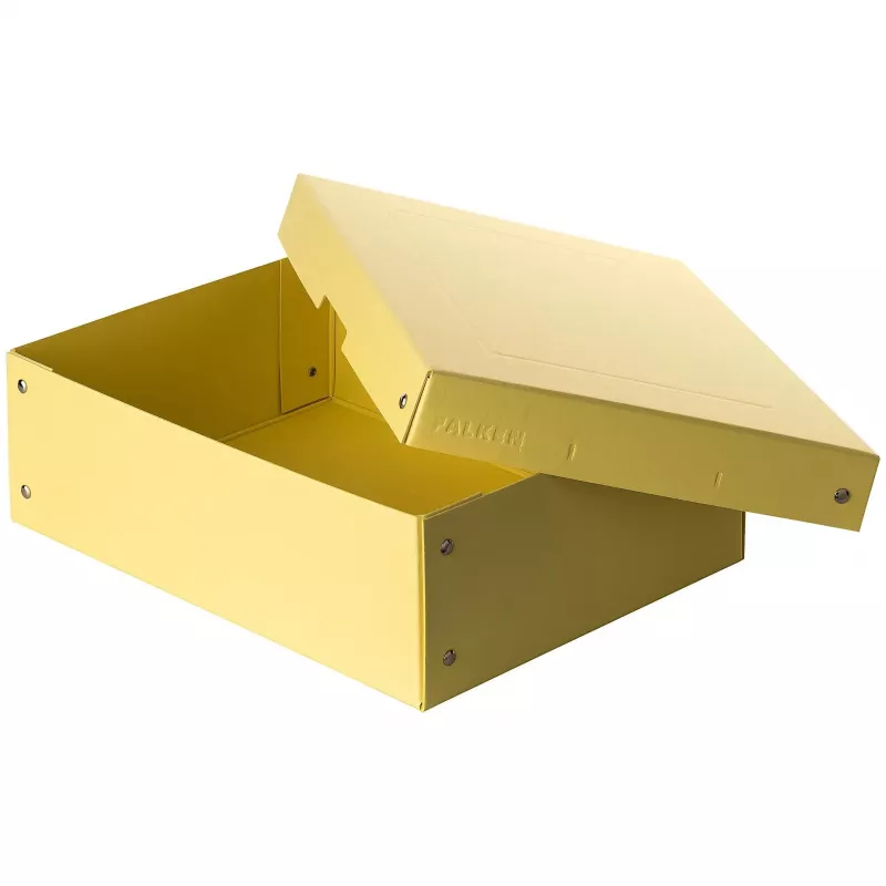 FALKEN PURE dokumentų saugojimo dėžė 1250 lapų pastelinė geltona 24,0 x 32,0 x 10,0 cm, 1 vnt. 22001936000F