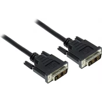 GoodConnections DVI-D Single Link kabelis 18+1 vyriškas-vyriškas, 1,8m, juodas, auksuoti kontaktai, dvigubai ekranuotas, HDCP, 1920x1200 4310-DD2