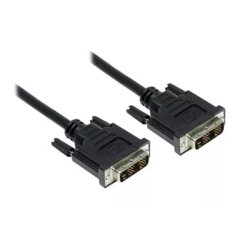 GoodConnections DVI-D Single Link kabelis 18+1 vyriškas-vyriškas, 1,8m, juodas, auksuoti kontaktai, dvigubai ekranuotas, HDCP, 1920x1200 4310-DD2