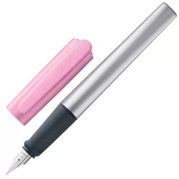 LAMY nexx Special Edition plunksnakočio rašiklis Rose/Silver su vidutinio storio (M) plunksnele 1233531