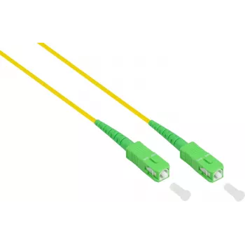 GoodConnections 1 m OS2 vienspalvis (simplex) vienmodis optinis pataisos kabelis SC/APC – SC/APC, LSZH, 9/125 µm LW-S901SASA