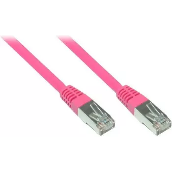 GoodConnections RNS tinklo kabelis su fiksatoriaus apsauga, Cat. 5e, SF/UTP, PVC, 100 MHz, magenta, 7,5 m (855M-075)