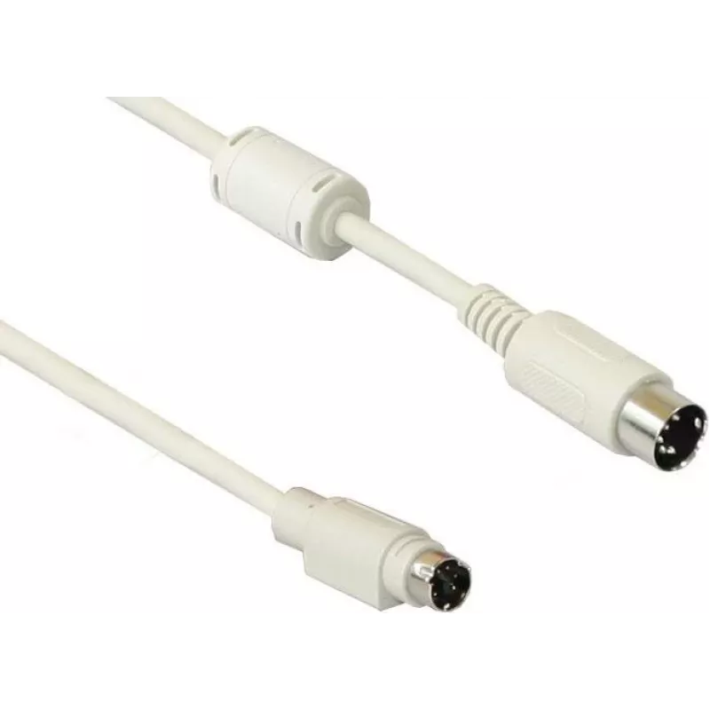 Good Connections PS/2 į AT klaviatūros adapterio kabelis (Mini DIN 6-pin male į DIN 5-pin male, 0,2 m, juodas) 4251-STS