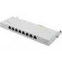 GoodConnections Alcasa GC-N0111 Cat6 ekranuotas RJ45 Keystone modulis - pilkas