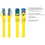 Good Connections RNS® Cat. 6A S/FTP tinklo kabelis su apsauginiu fiksatoriumi, be halogenų, geltonas, 20 m 8060-H200Y