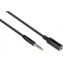GoodConnections 3.5mm TRRS garso prailginimo kabelis, vyriškas į moterišką, 5m, juodas AS-35V4B5