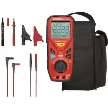Benning IT 100 izoliacijos testeris 50 V, 100 V, 250 V, 500 V, 1000 V 20 GΩ 044107