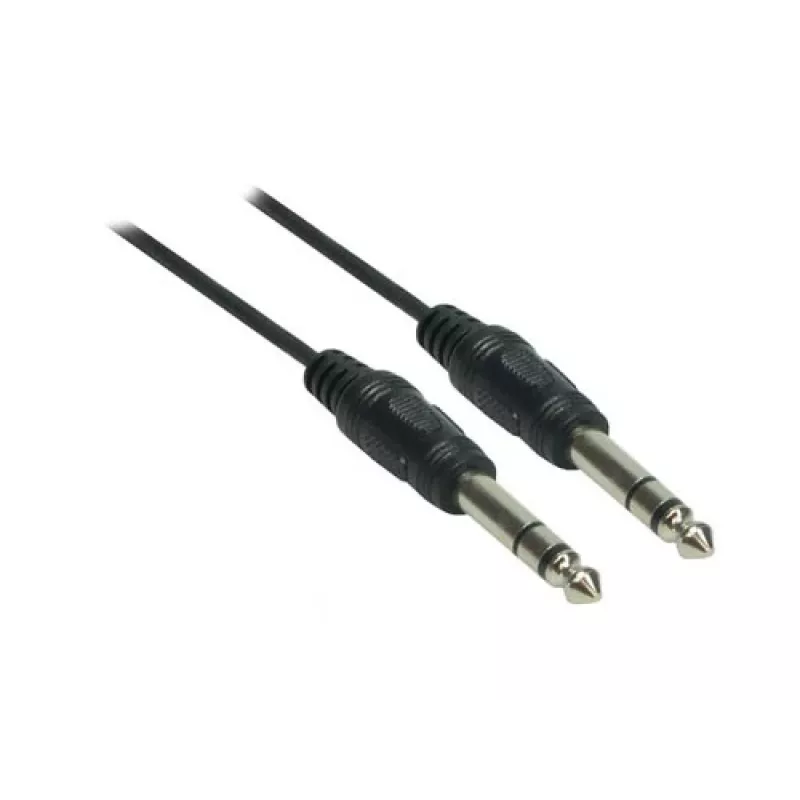 Good Connections 6,3 mm Jack – 6,3 mm Jack garso kabelis, 1,5 m, nikeliuoti kontaktai, juodas 1963-015