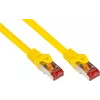 GoodConnections RNS® Cat. 6 S/FTP tinklo kabelis su apsauginiu fiksatoriumi, PiMF, PVC, 250 MHz, geltonas, 25 m 8060-250Y